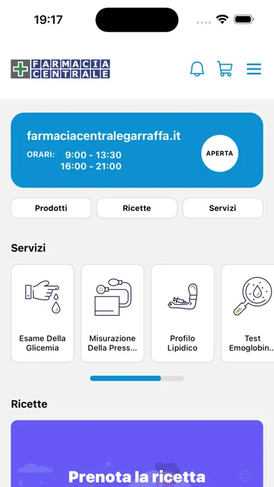 Capturas de tela do Farmacia Centrale Garraffa