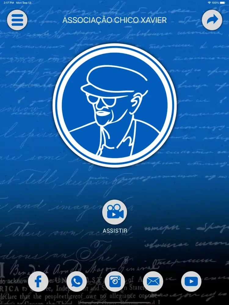 Capturas de pantalla de Associação Chico Xavier iPad 