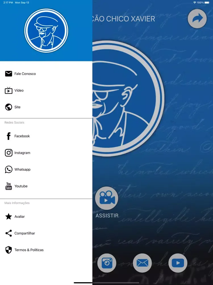 Capturas de pantalla de Associação Chico Xavier iPad 