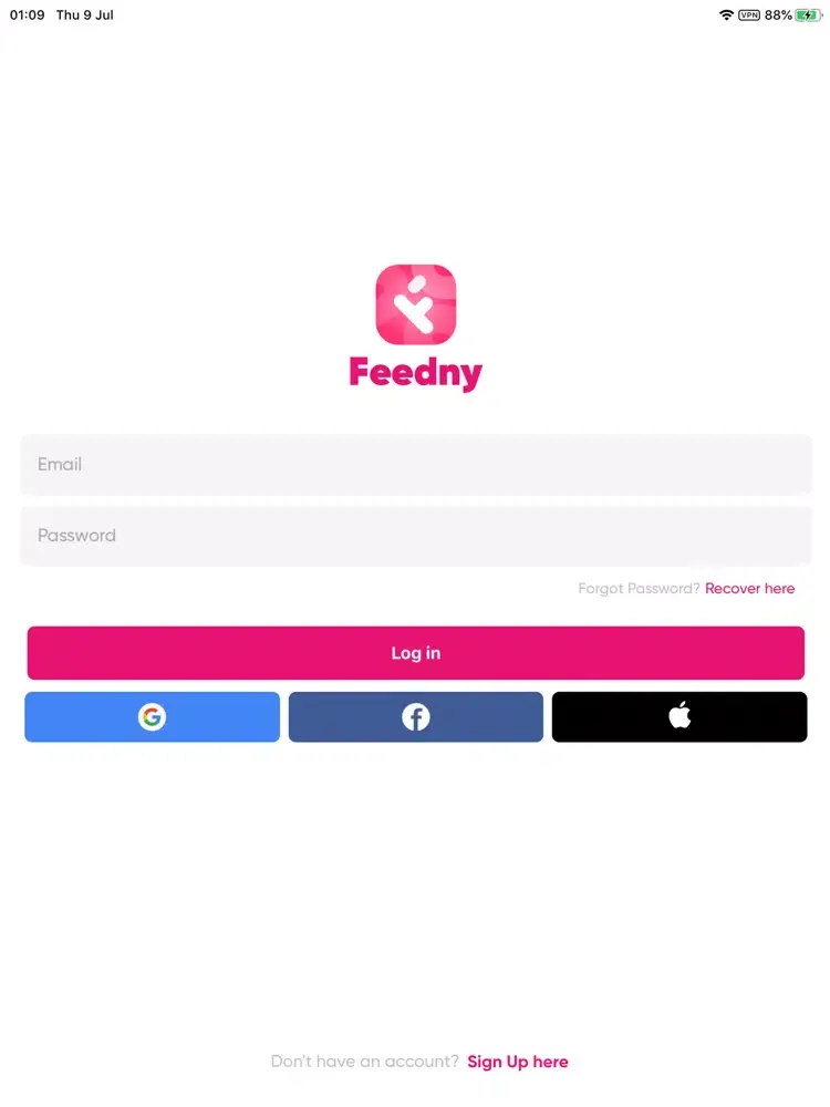 Скриншоты Feedny: Social Poll & Opinion iPad 