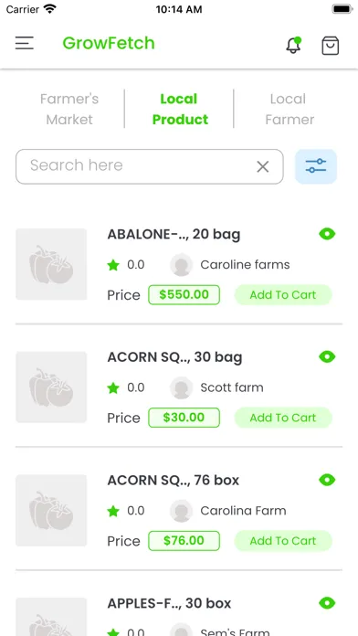 GrowFetch: Shop Your Neighbor Screenshots