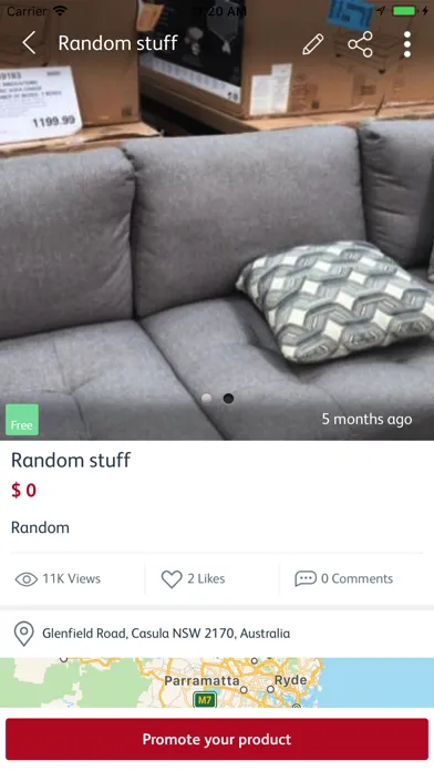 Capturas de tela do FindNear: Suburban Marketplace