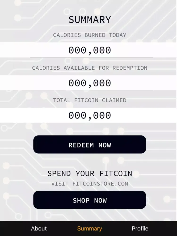 The Fitcoin iPad  سکرین شاٹس