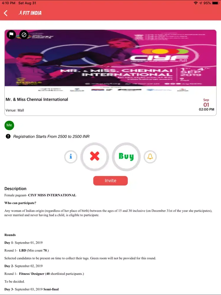 Fit India iPad  سکرین شاٹس