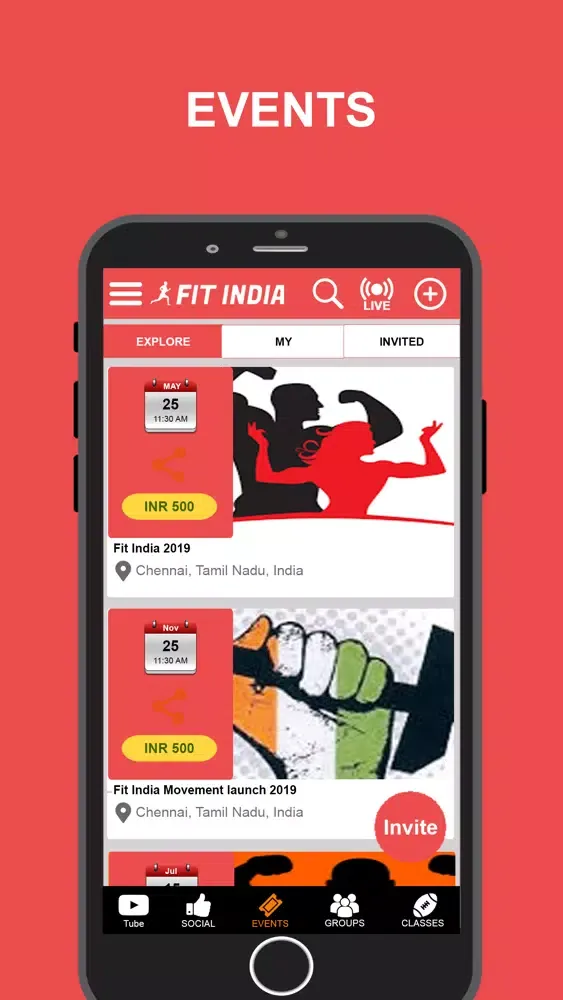 Fit India سکرین شاٹس
