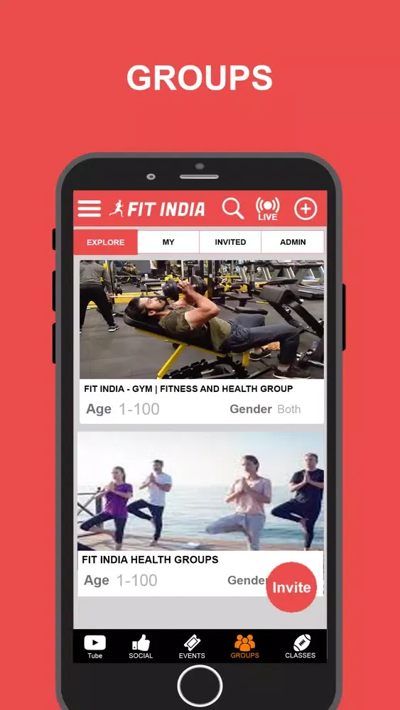 Fit India سکرین شاٹس