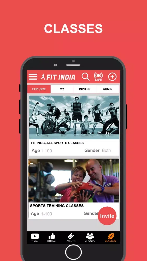 Fit India سکرین شاٹس