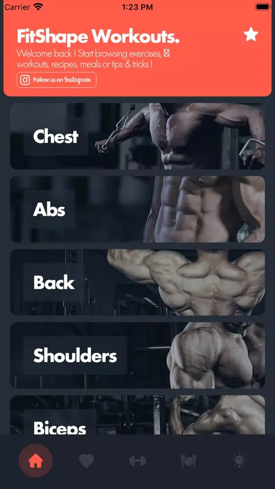 Tangkapan skrin FitShape Workouts