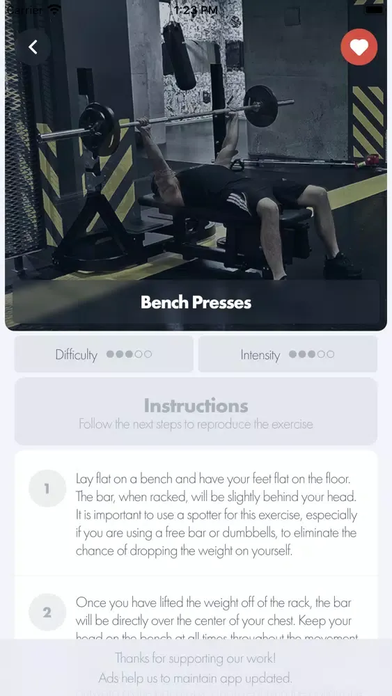 Tangkapan skrin FitShape Workouts