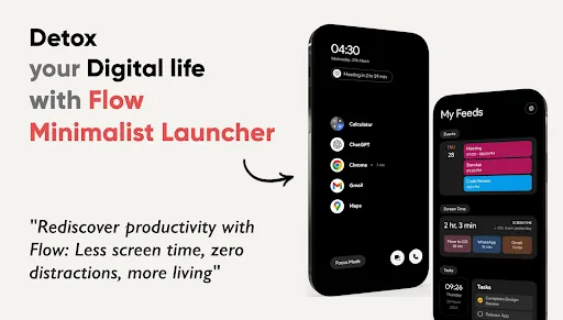 Flow Minimalist Launcher Screenshots