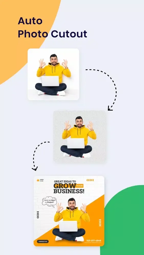Flyer maker - poster designer! Ekran Görüntüleri