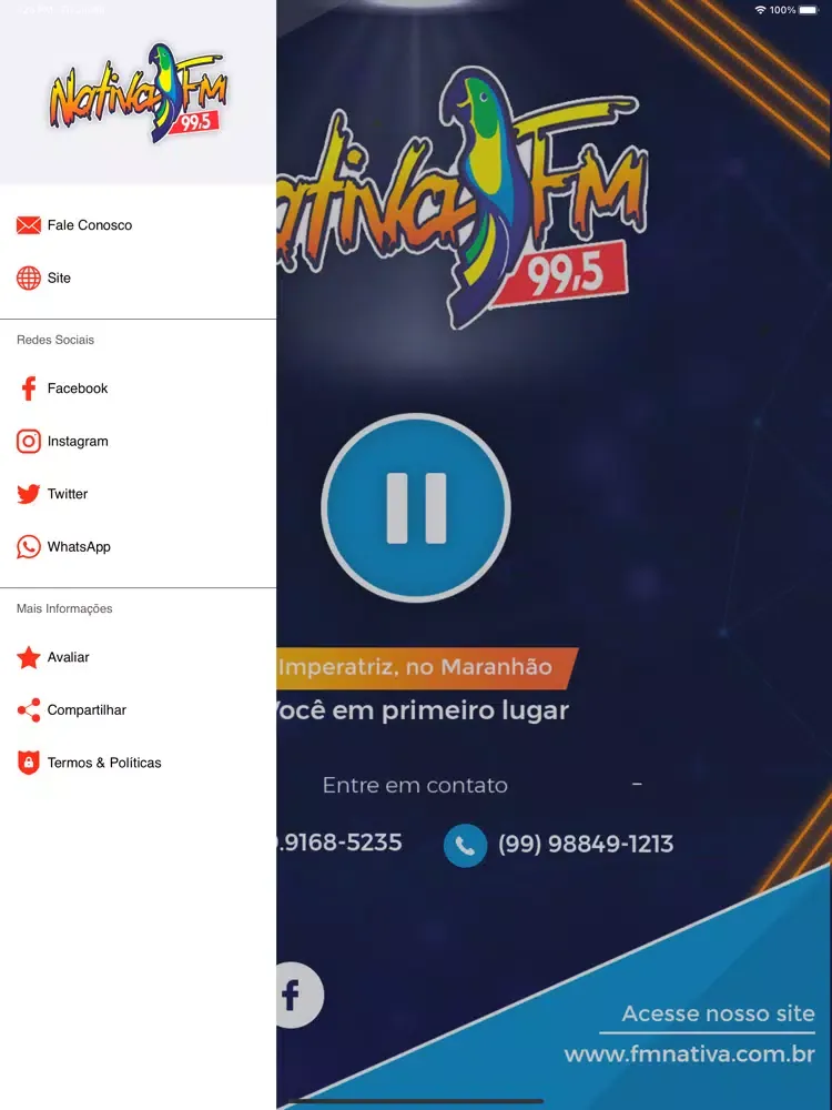 FM NATIVA IMPERATRIZ iPad  स्क्रीनशॉट