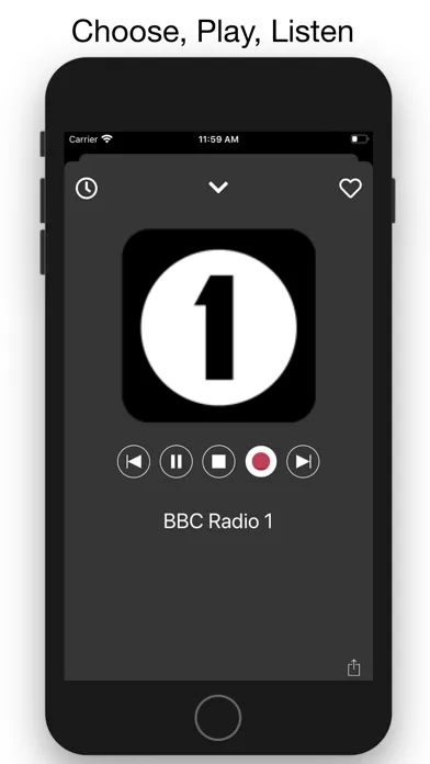 Tangkapan layar FM UK All British Radios