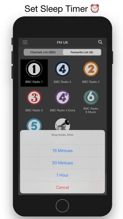 Tangkapan layar FM UK All British Radios