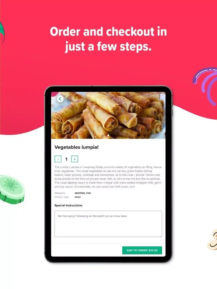 Capturas de pantalla de Foodnome: Home Cooked Meals iPad 