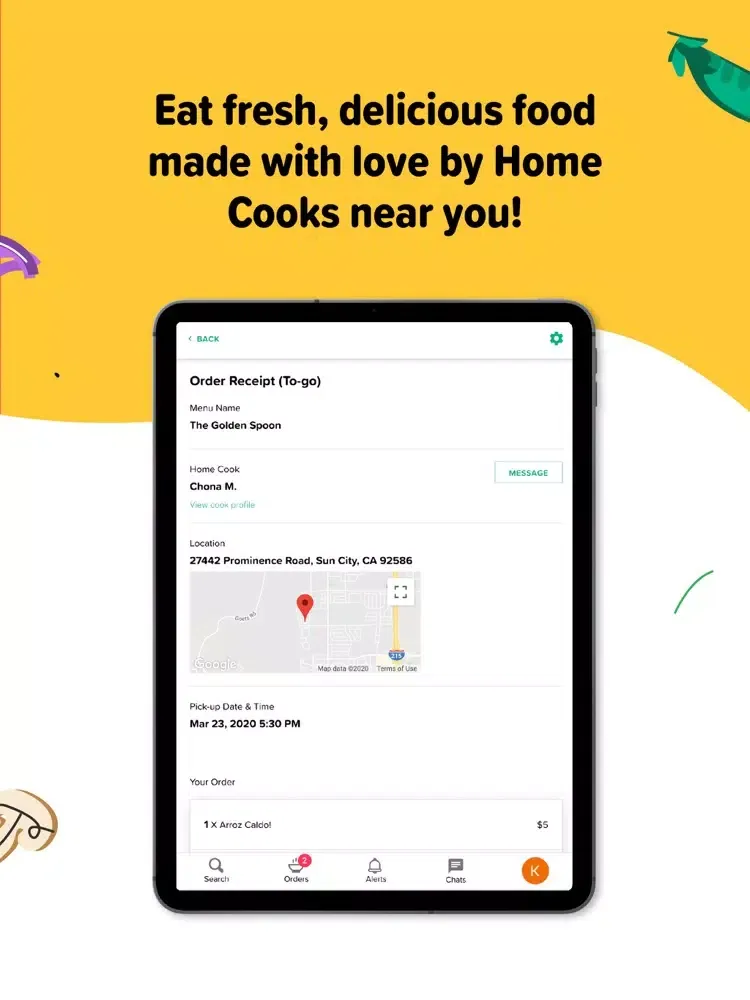 Capturas de pantalla de Foodnome: Home Cooked Meals iPad 