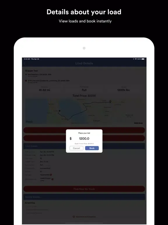 Fork Freight iPad 应用截图