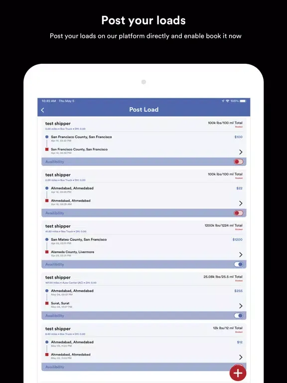 Fork Freight iPad 应用截图