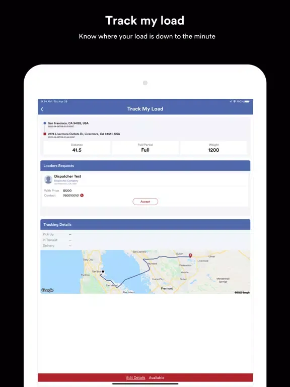 Fork Freight iPad 应用截图