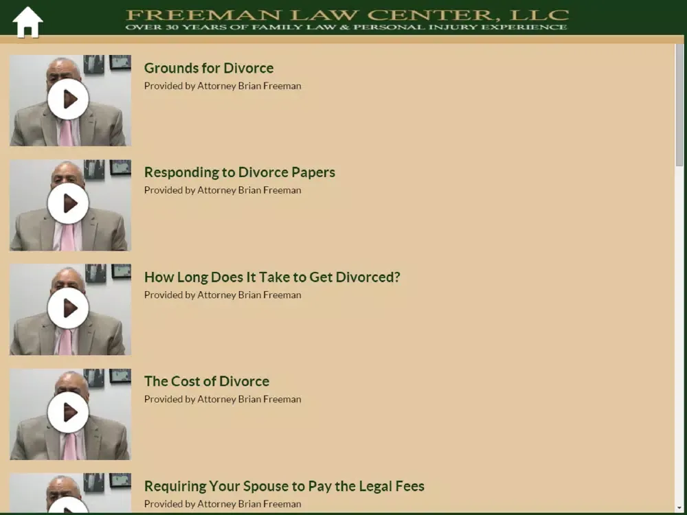 New Jersey Family Law Attorney iPad  スクリーンショット