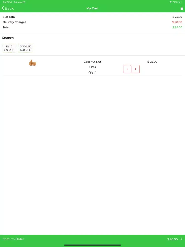 ภาพหน้าจอของ Fresh Bucket - GIT Lanka iPad 