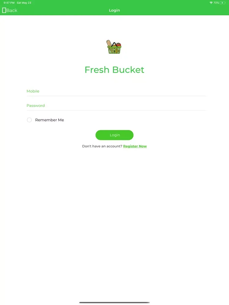 ภาพหน้าจอของ Fresh Bucket - GIT Lanka iPad 