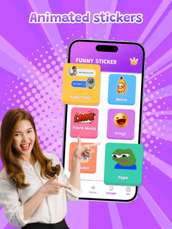 Tangkapan skrin Prank Sounds - Voice Changer iPad 