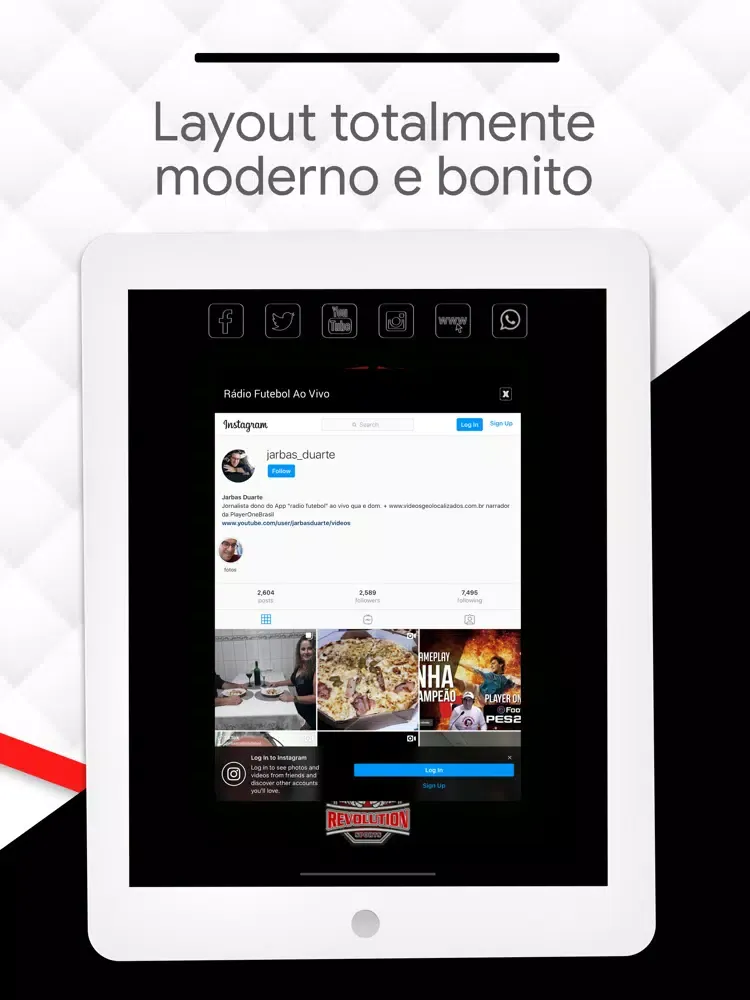 Captures d'écran de Rádio Futebol Ao Vivo iPad 