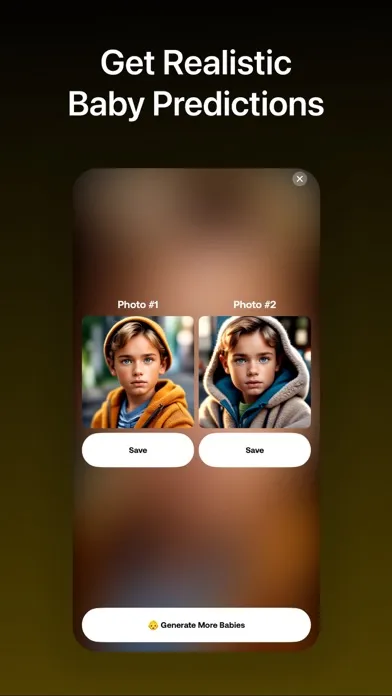 Capturas de tela do Future Baby: AI Baby Generator