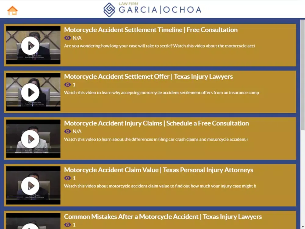Zrzuty ekranu Garcia & Ochoa iPad 