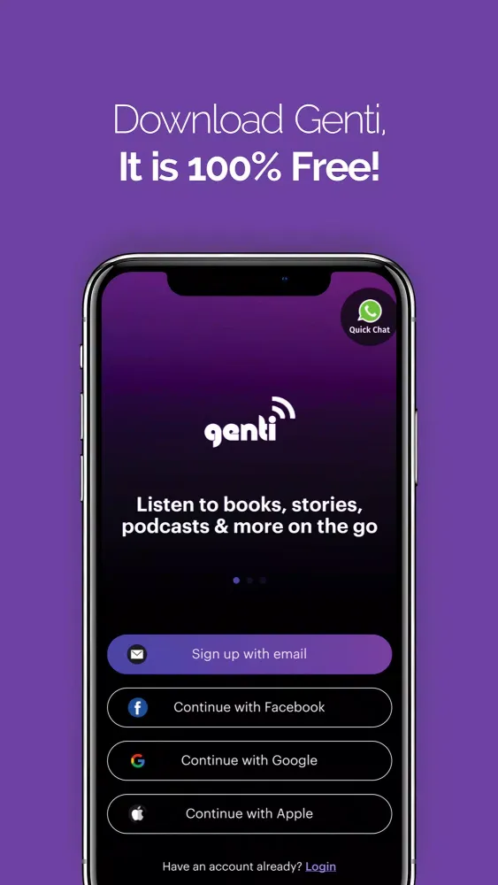 Genti Audio Screenshots