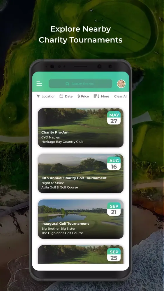 Captures d'écran de Glide Golf
