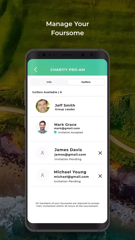 Captures d'écran de Glide Golf