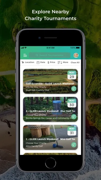 Zrzuty ekranu Glide Golf