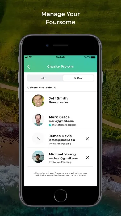 Zrzuty ekranu Glide Golf