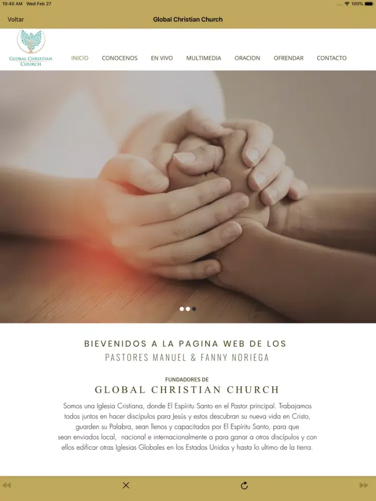 Global Christian Church iPad 應用截圖