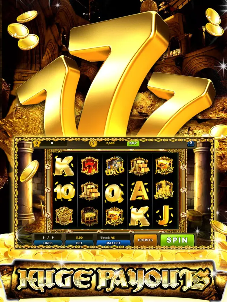 Golden 7’s Jackpot slots – City of secret chest iPad  スクリーンショット