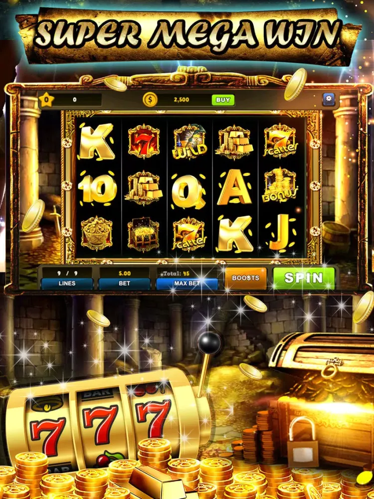 Golden 7’s Jackpot slots – City of secret chest iPad  スクリーンショット