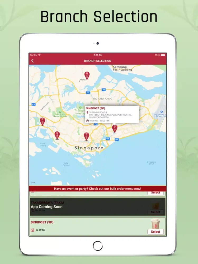Gong Cha - SG iPad  Screenshots
