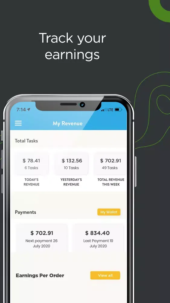 Facedrive Foods-Driver Partner Screenshots
