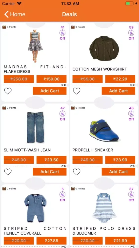 GoShopper e-commerce app应用截图