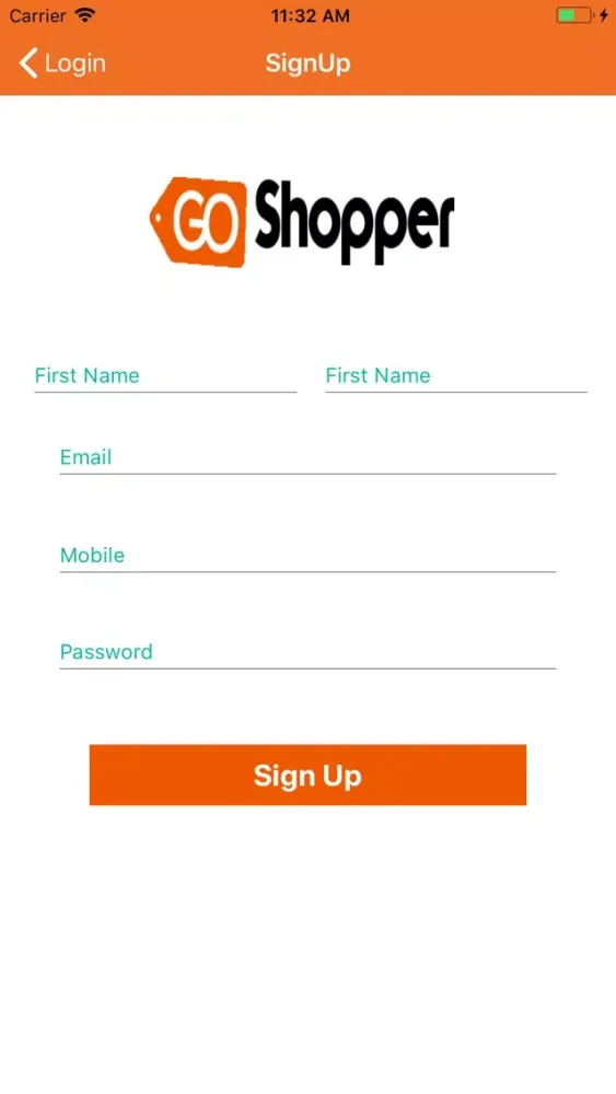 GoShopper e-commerce app应用截图