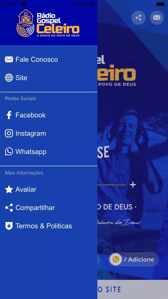 Capturas de pantalla de Rádio Gospel Celeiro
