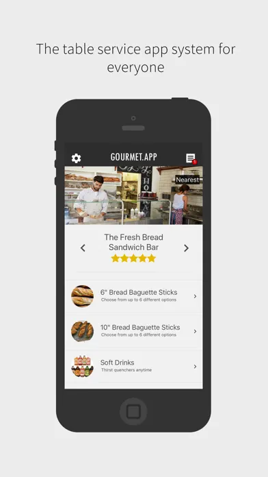 Gourmet App - Waiter Services Ekran Görüntüleri