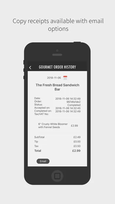 Gourmet App - Waiter Services Ekran Görüntüleri