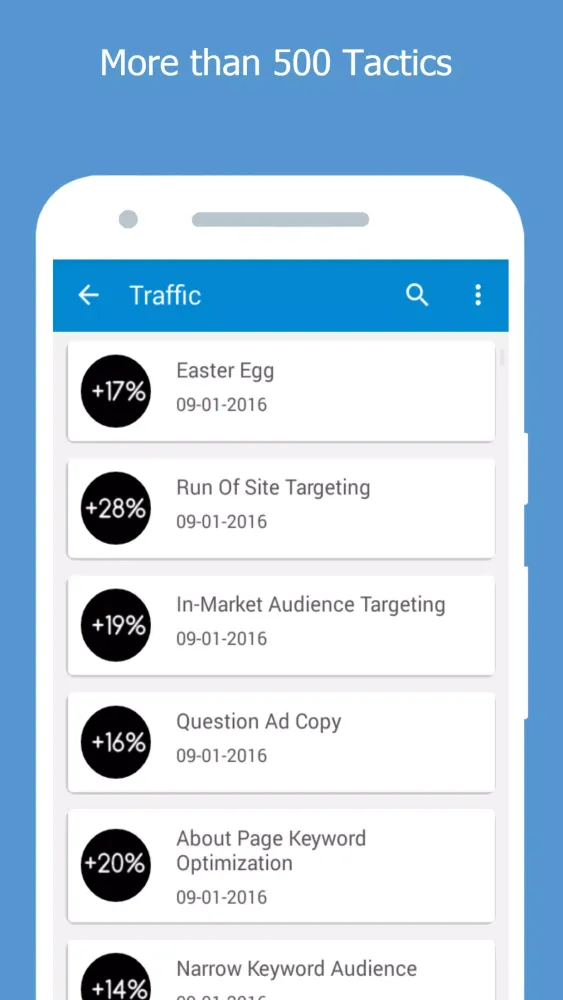 500+ Tactics GrowthHacking應用截圖