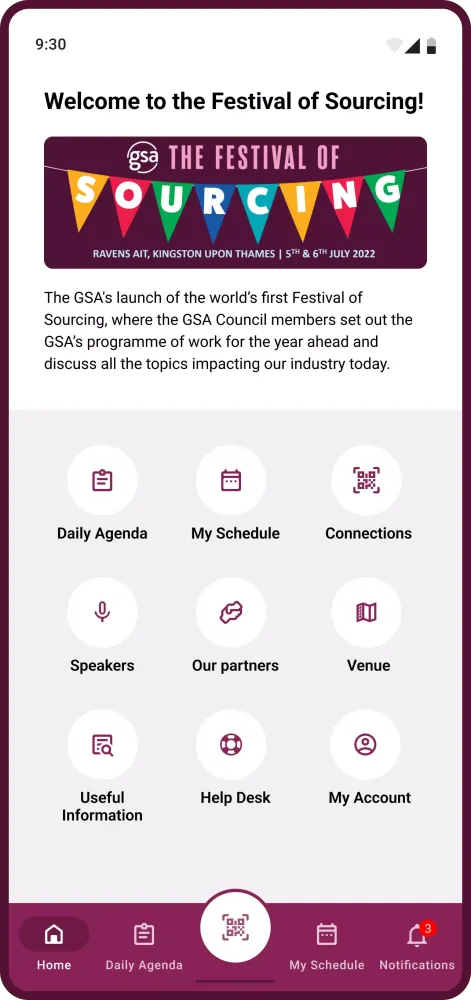 ภาพหน้าจอของ GSA
