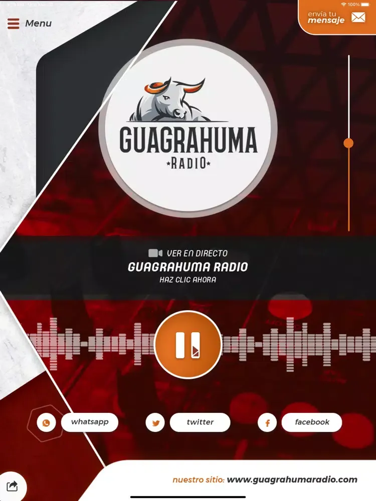 Guagrahuma Radio iPad  Screenshots