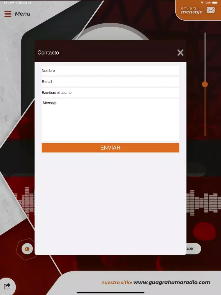 Guagrahuma Radio iPad  Screenshots