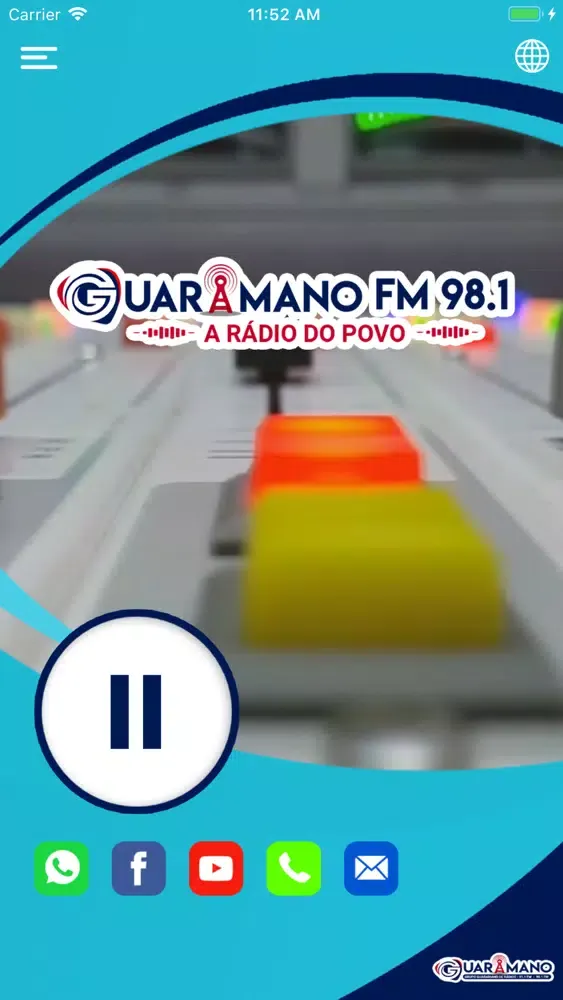 ภาพหน้าจอของ Rádio Guaramano FM 98.1